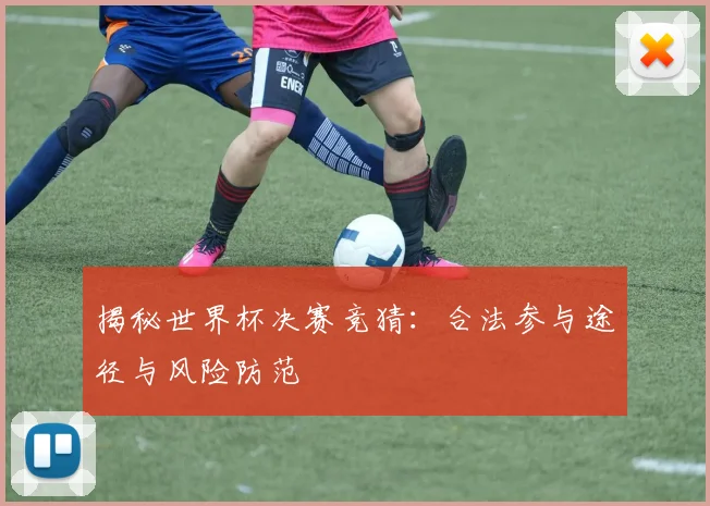 揭秘世界杯决赛竞猜:合法参与途径与风险防范