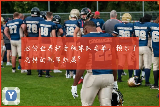 这份世界杯晋级球队名单,预示了怎样的冠军归属?
